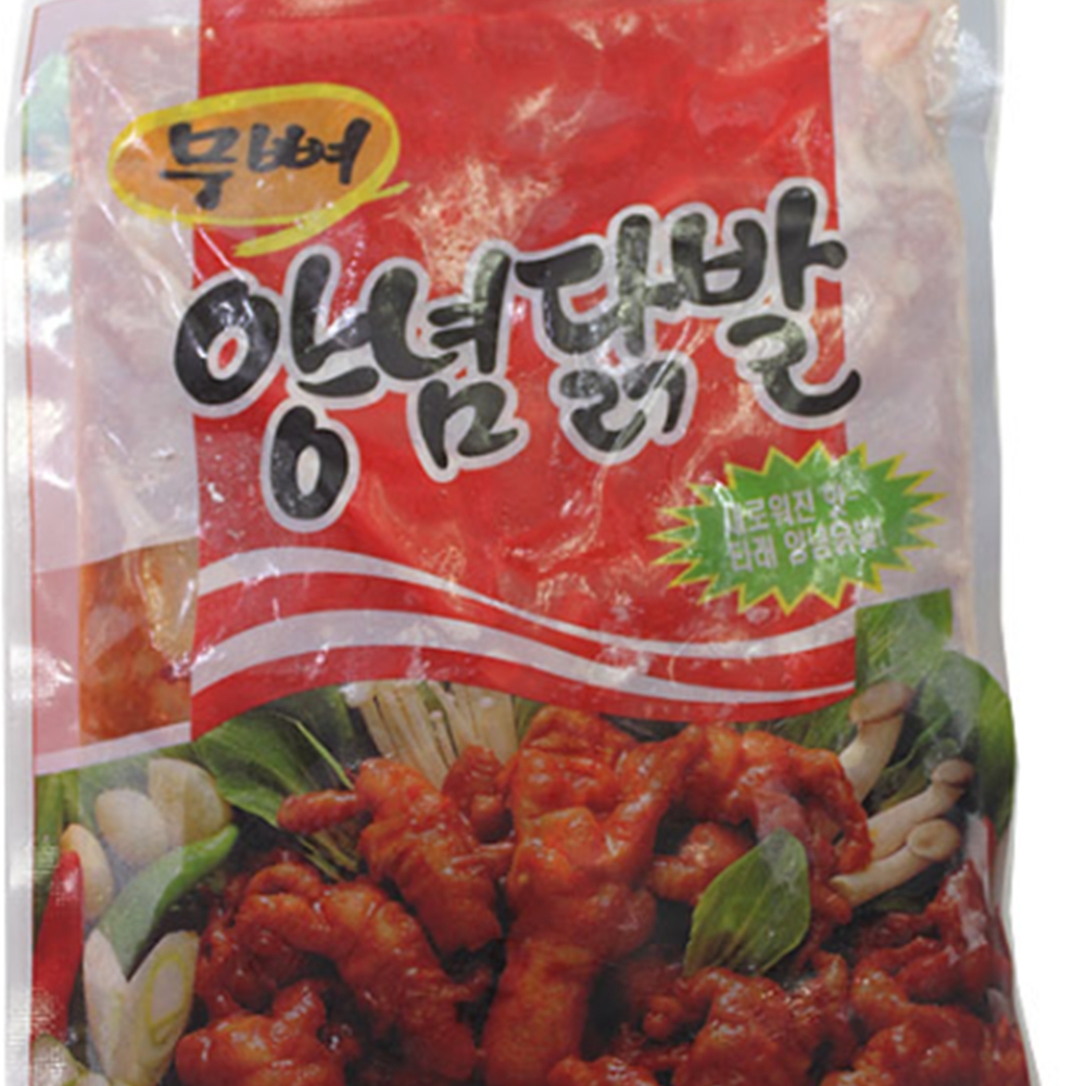 식자재용 냉동 양념무뼈닭발350g 술집 안주용 뼈없는닭발