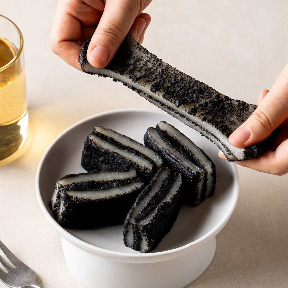 창억떡 흑임자인절미 개별포장떡 500g