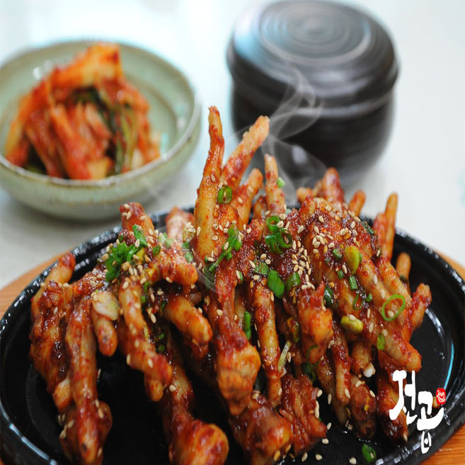 전설의 불닭발 국내산 통뼈닭발 뼈있는닭발 직화구이 450g 450g