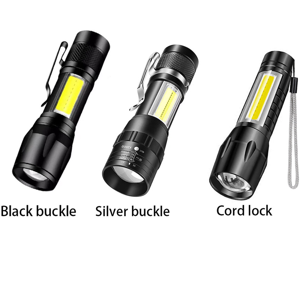 소형 손전등 LED 손전등 USB 충전 고출력 보조배터리 캠핑 방수 장거리 랜턴
