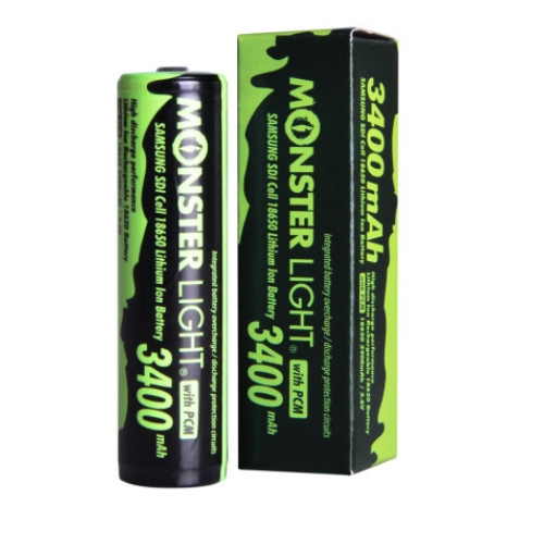 삼성SDI 몬스터라이트 18650 3400mAh