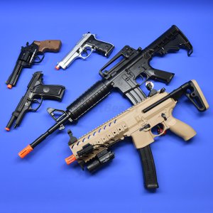 UNKNOWN 아카데미과학 아카데미과학 비비탄총 전동건 에어건 권총 모음 엠포 M4A1 스카 MP5 K2C1 베레타 데저트이글 모형총 M416D