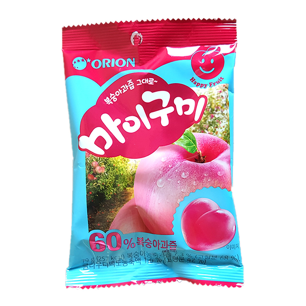 오리온 오리온 마이구미 복숭아 79g