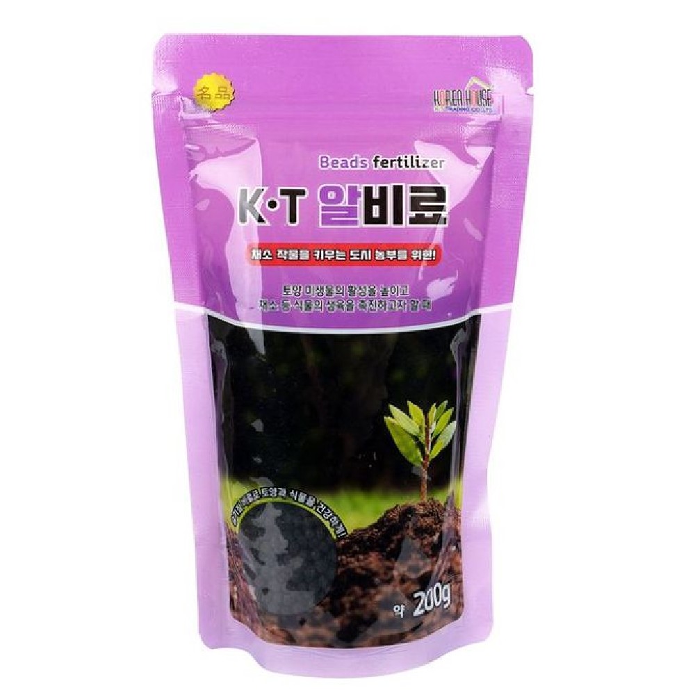 알비료 200g 화분 텃밭 비료 거름 퇴비 식물 영양