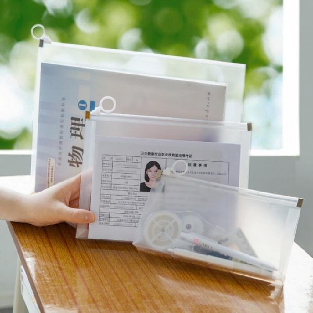 다용도 투명 지퍼파일 서류철 파일철