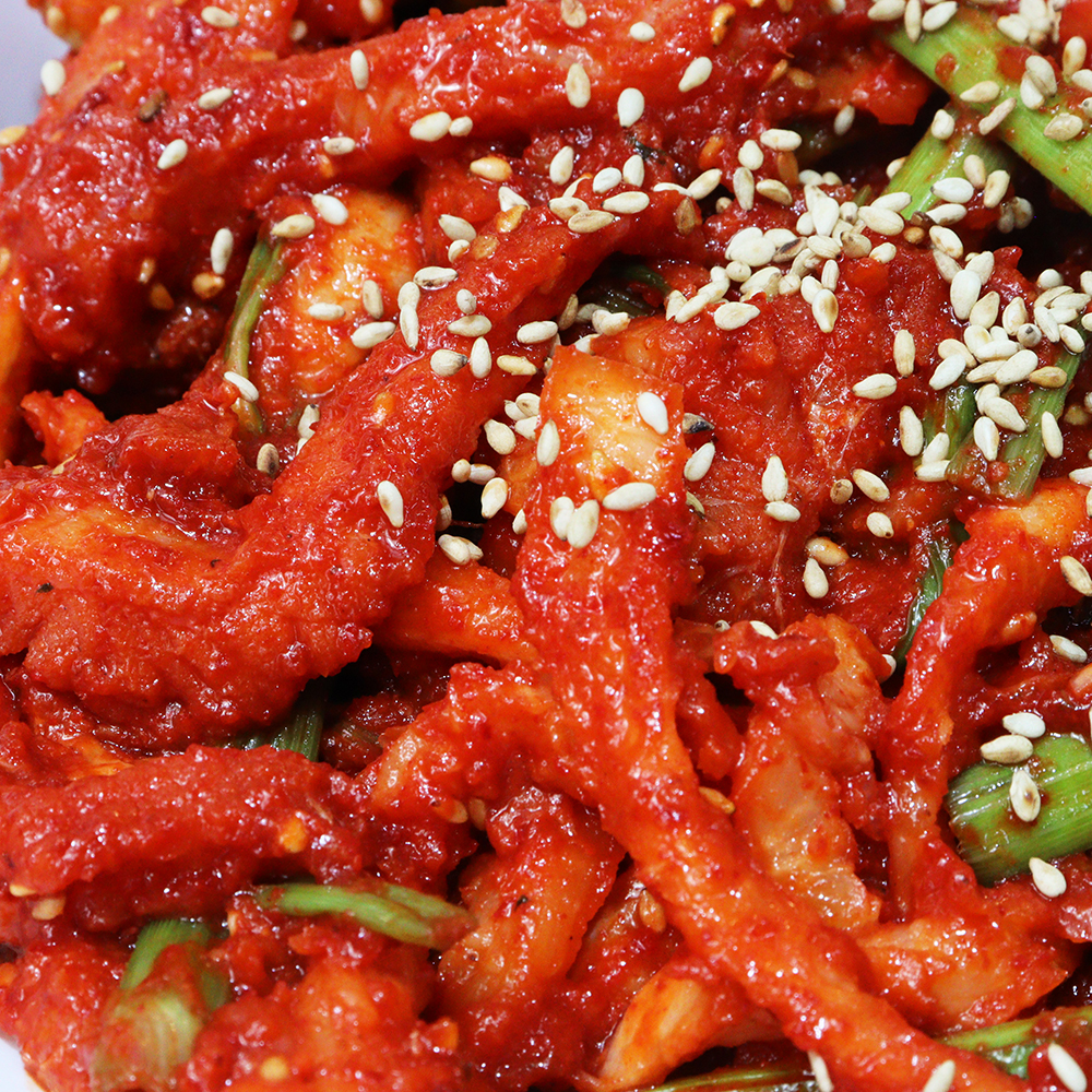 서울시 일부 배달 매콤새콤 홍어무침 대 1kg 수유재래 별난곱창목포홍어