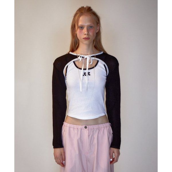 레스트앤레크레이션 RR KNIT BOLERO