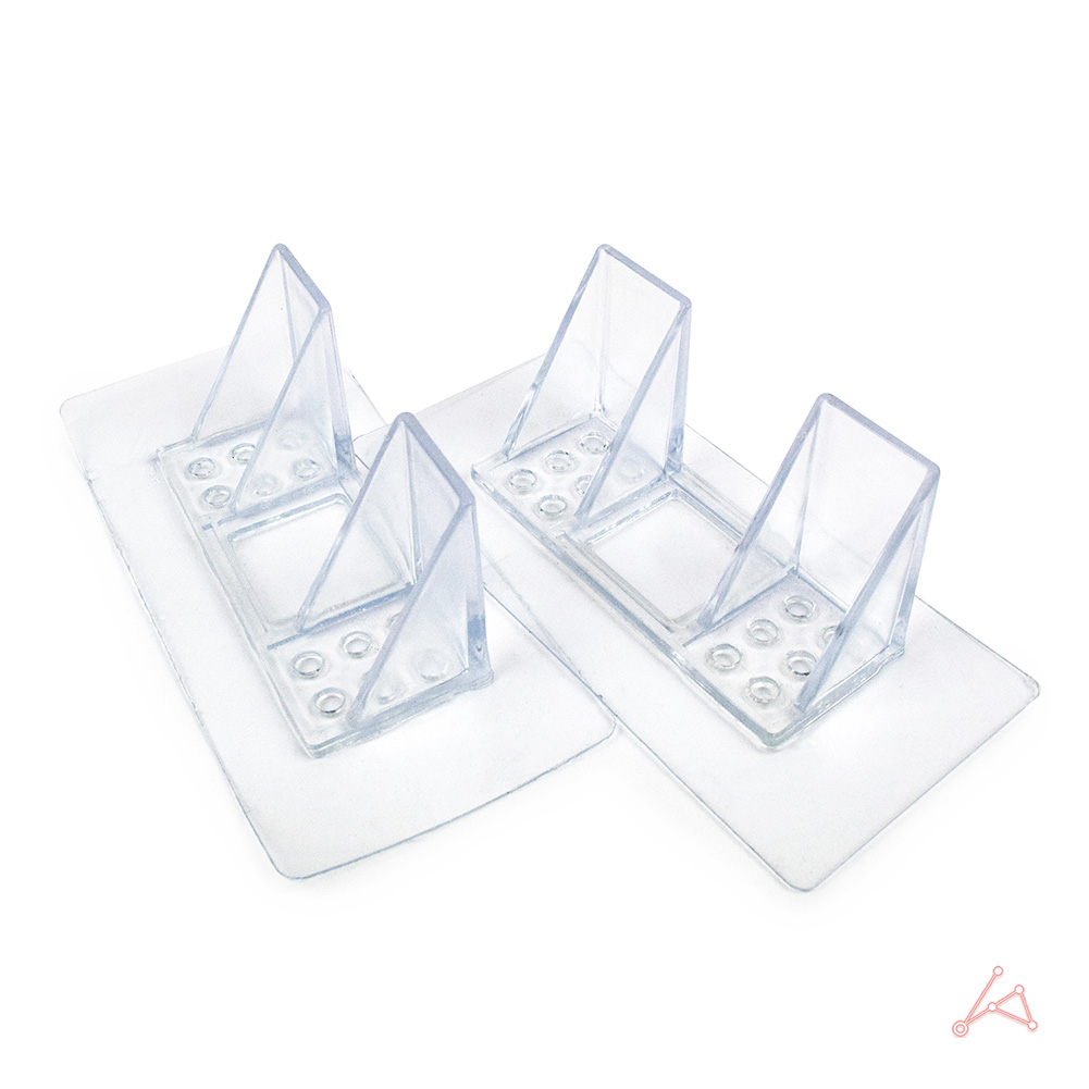 선반받침대 무타공 점착 선반 찬넬 브라켓 2P