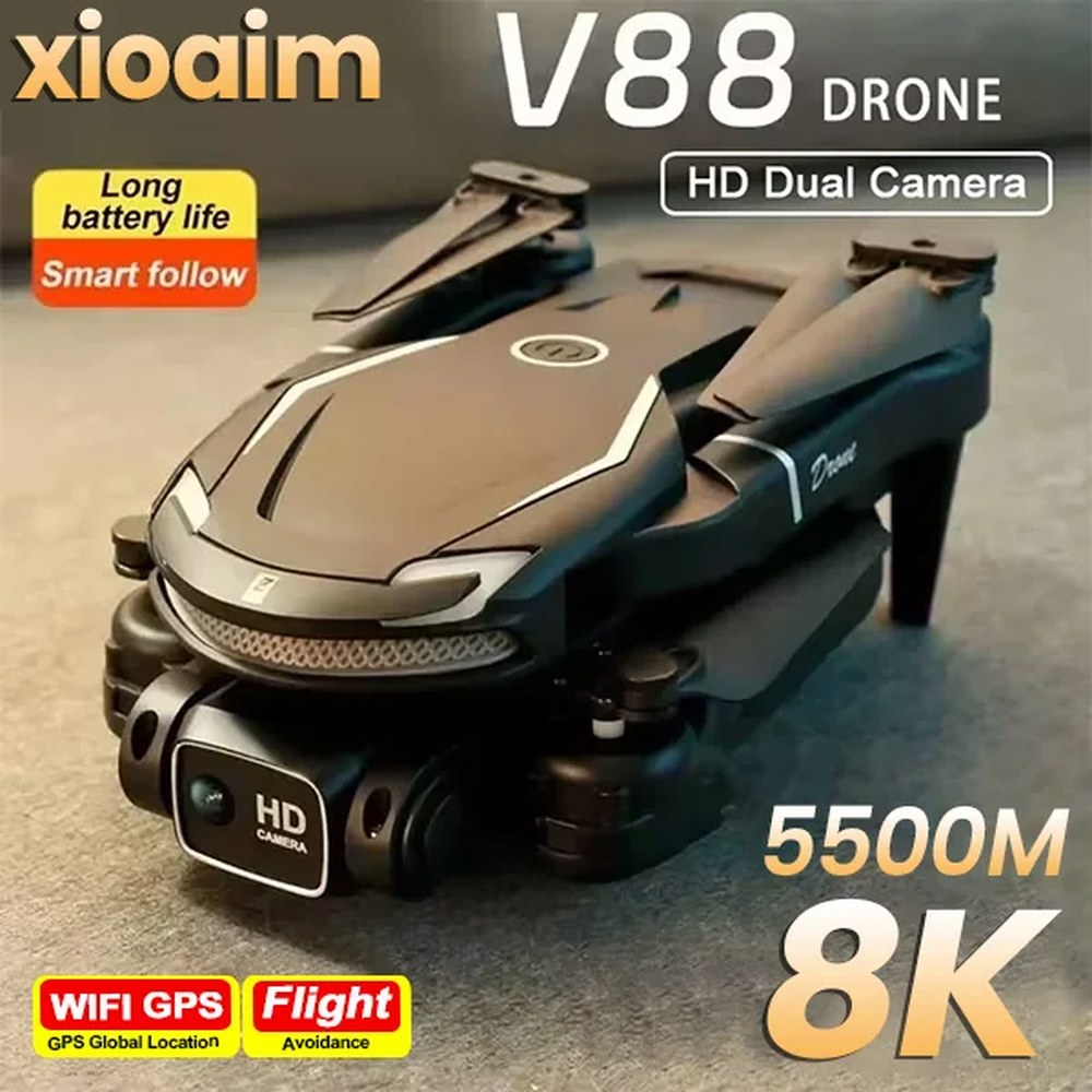 MIJIA V88 드론 8K 5G GPS 전문 HD 항공 사진 원격 제어 듀얼 카메라 Quadcopter 장난감 UAV