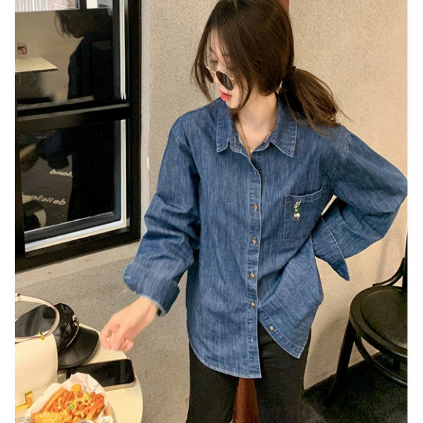 휴드 밀케 데님 셔츠
