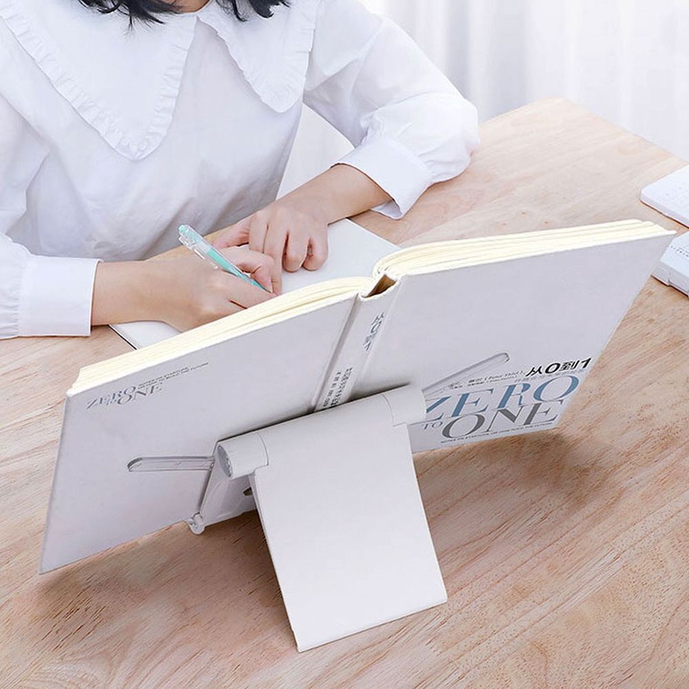 MAI 간편 휴대용 와이드 태블릿 독서대 노트북 거치대 화이트1개
