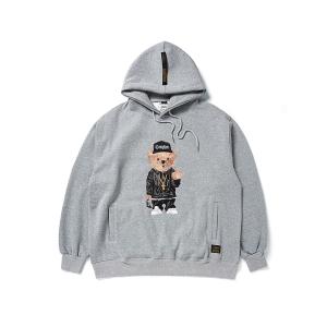 스티그마 Emb Compton Bear Oversized Heavy Sweat Hoodie
