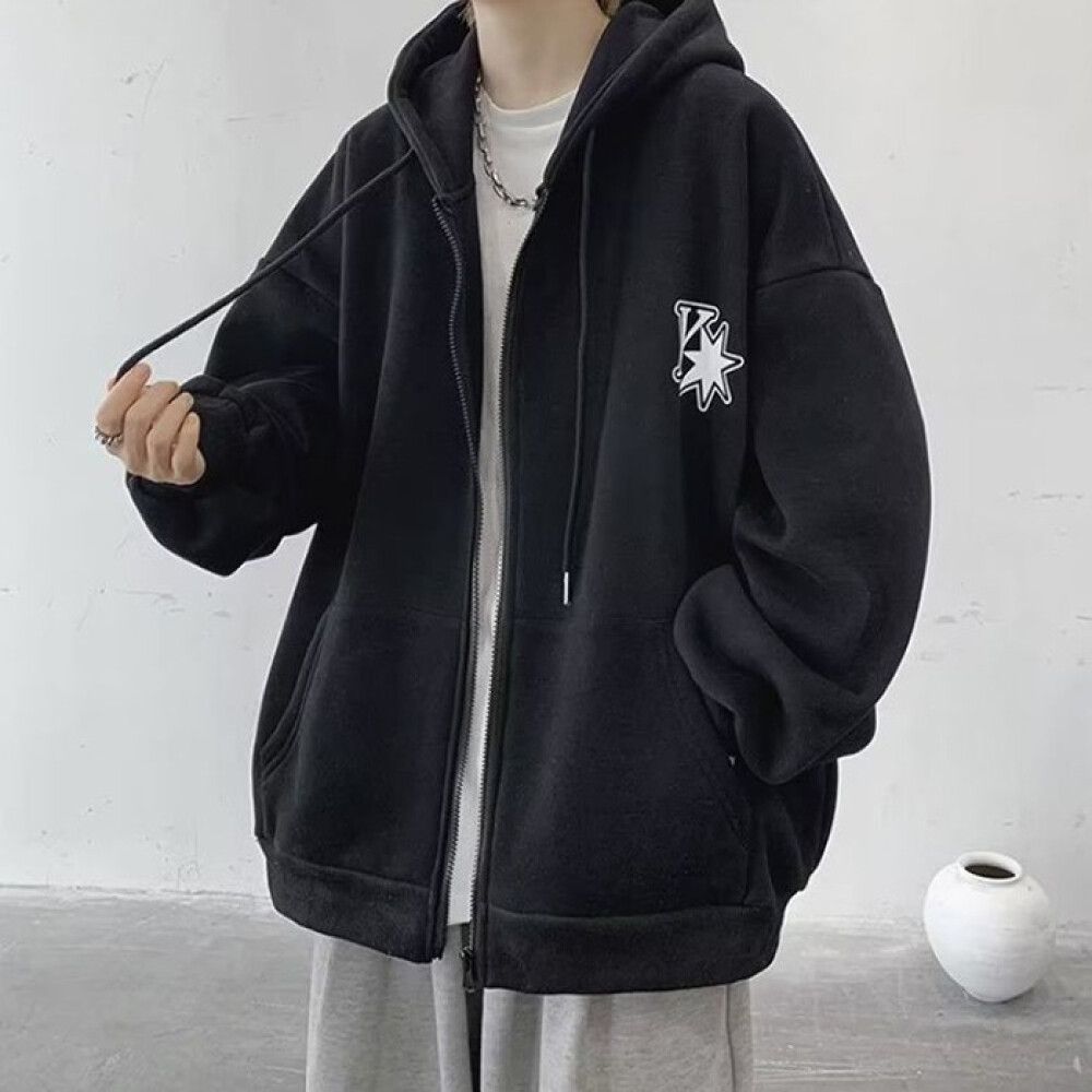 제로스샵 스테이와이 오버핏 후드집업