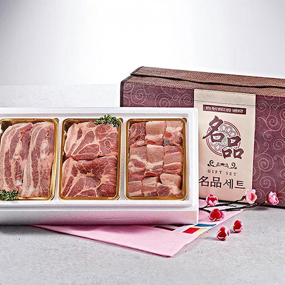 행복한목장 무항생제 순빛살 돼지 선물세트 특 1호 2.5kg