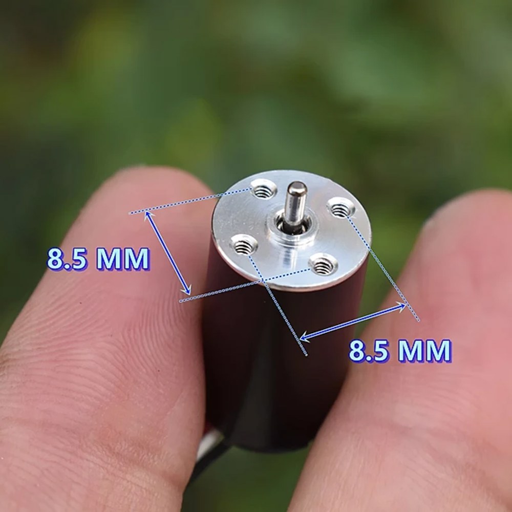 1220 미니 3 상 내부 로터 브러시리스 모터 DC 7 2V 고속 파워 볼 베어링 DIY RC 자동차 모델 43600RPM