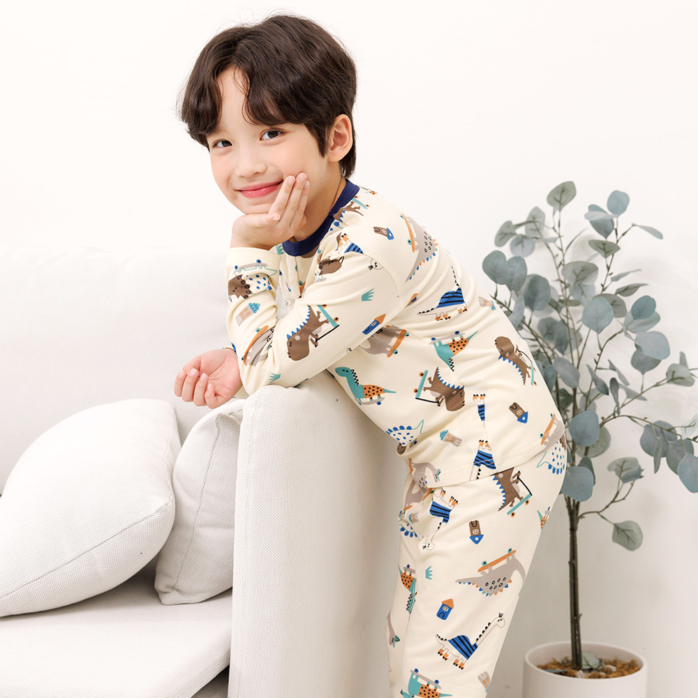 마벨슈슈 마벨슈슈 씽씽디노 소프트웜 피치스판 파자마세트