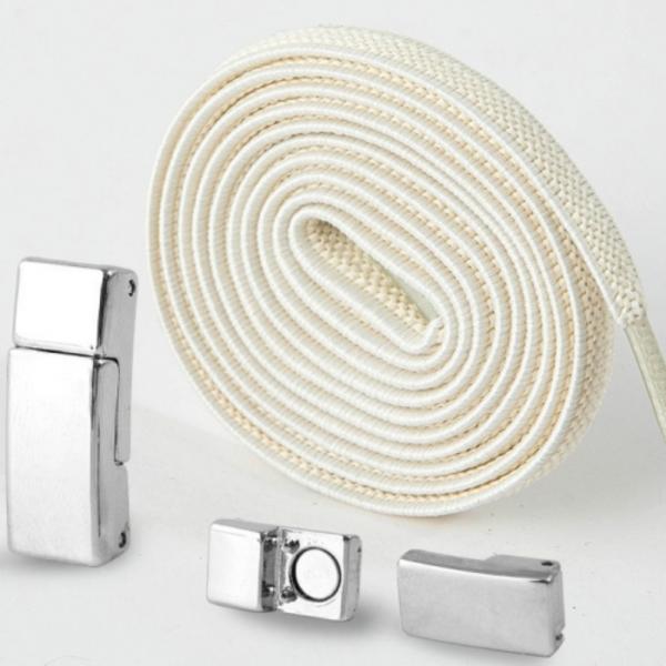 매듭없는 신발끈 메탈 마그네틱 자석 버클 무매듭 운동화끈 세트