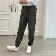 옷자락 여성 마실룩 가을 츄리닝 가벼운 나일론 밴딩 팬츠