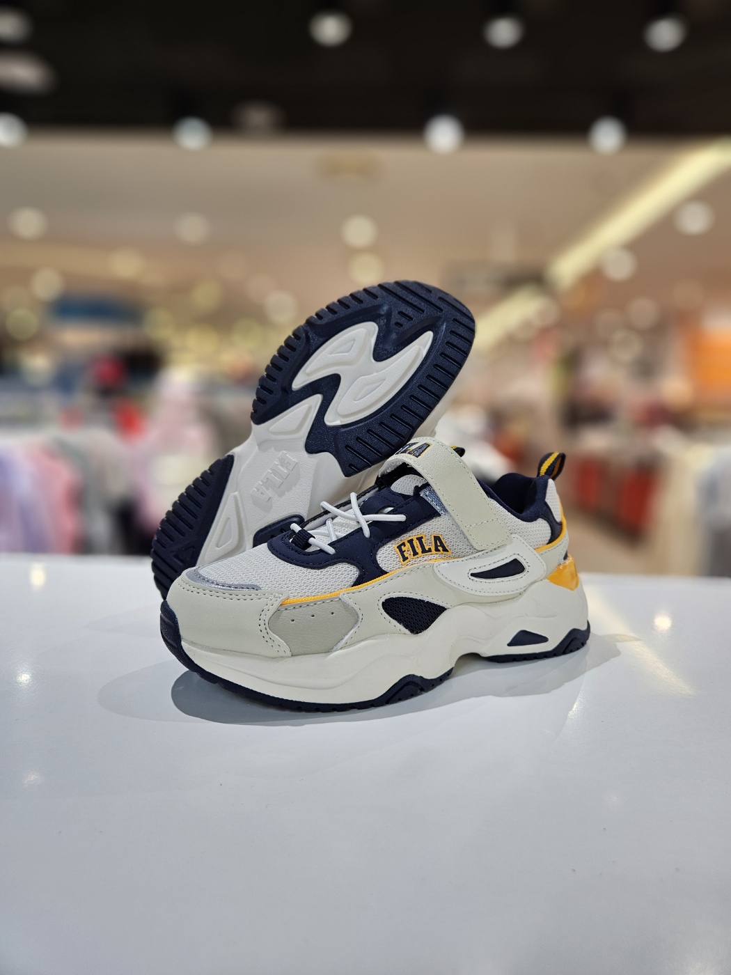 휠라키즈 키즈 운동화 레이플라이드 KD 3XM01788E 424