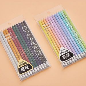 모나미 바우하우스 삼각 지우개연필 클래식 12본입 X 2매입