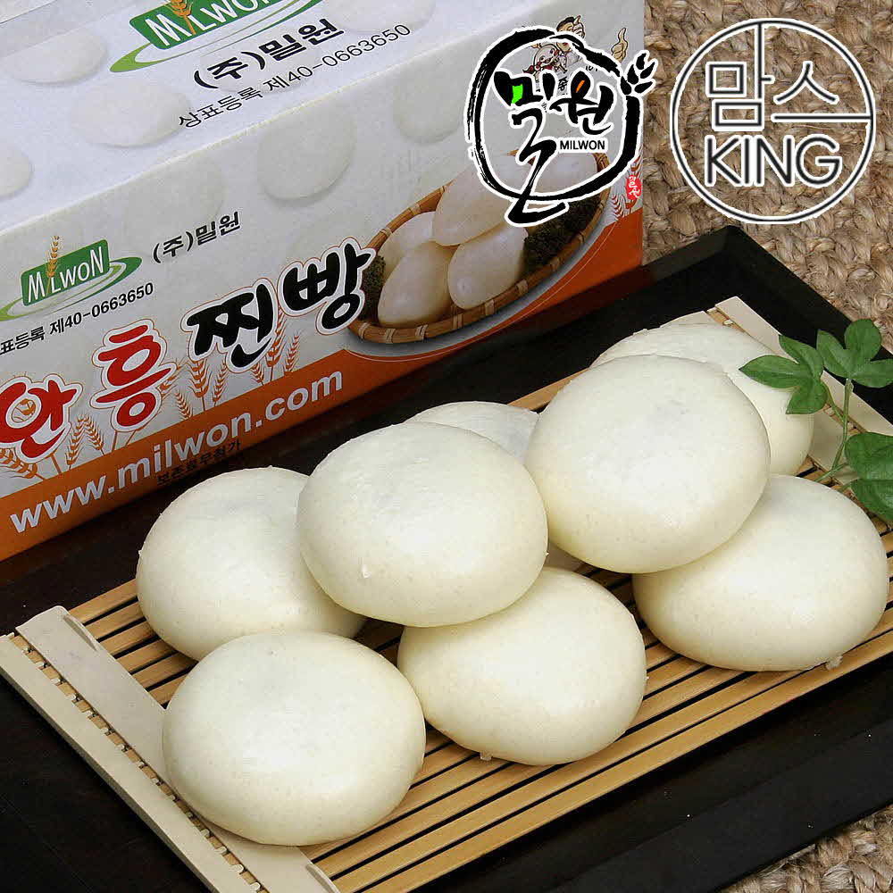 맘스킹 밀원본가 HACCP 안흥찐빵 25개 1600g -수입팥