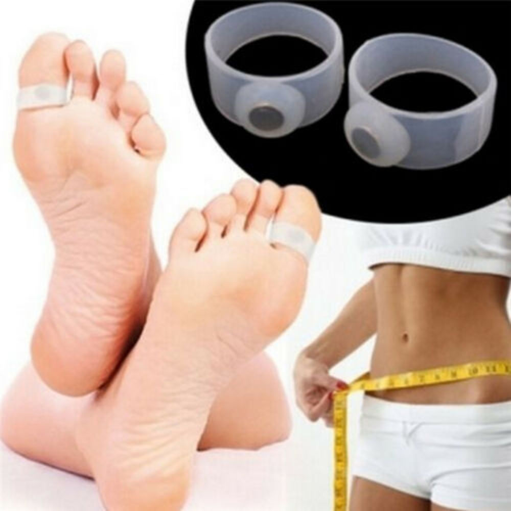 토우링 실리콘 마그네틱 링반지 발가락링 마사지 체중