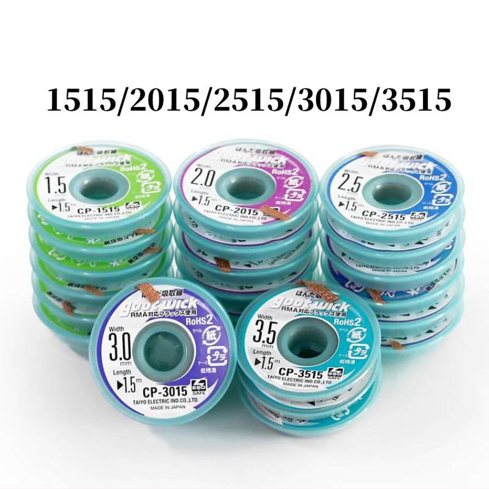 오리지널 납땜 제거 심지 브레이드 구리 와이어 Smd CP1515 CP2015