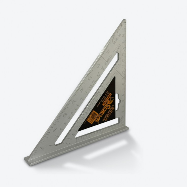알루미늄 삼각 각도자 목공자 선긋기 GI729MS AS018C