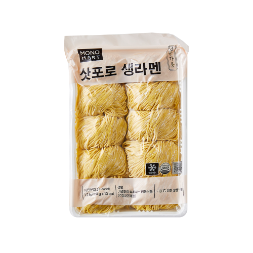 모노마트 삿포로생라멘 1BOX 1 2kg 8ea