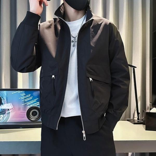 가을 간절기 남성 바람막이 점퍼 블루종 항공점퍼