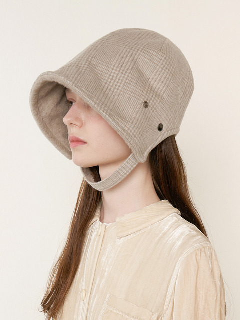 브라운햇 브라운햇 Strap Bonnet - Alpaca