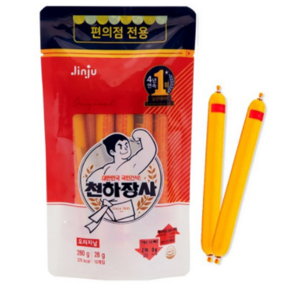 진주햄 진주햄 천하장사 오리지널 간식 소시지 28g 600개
