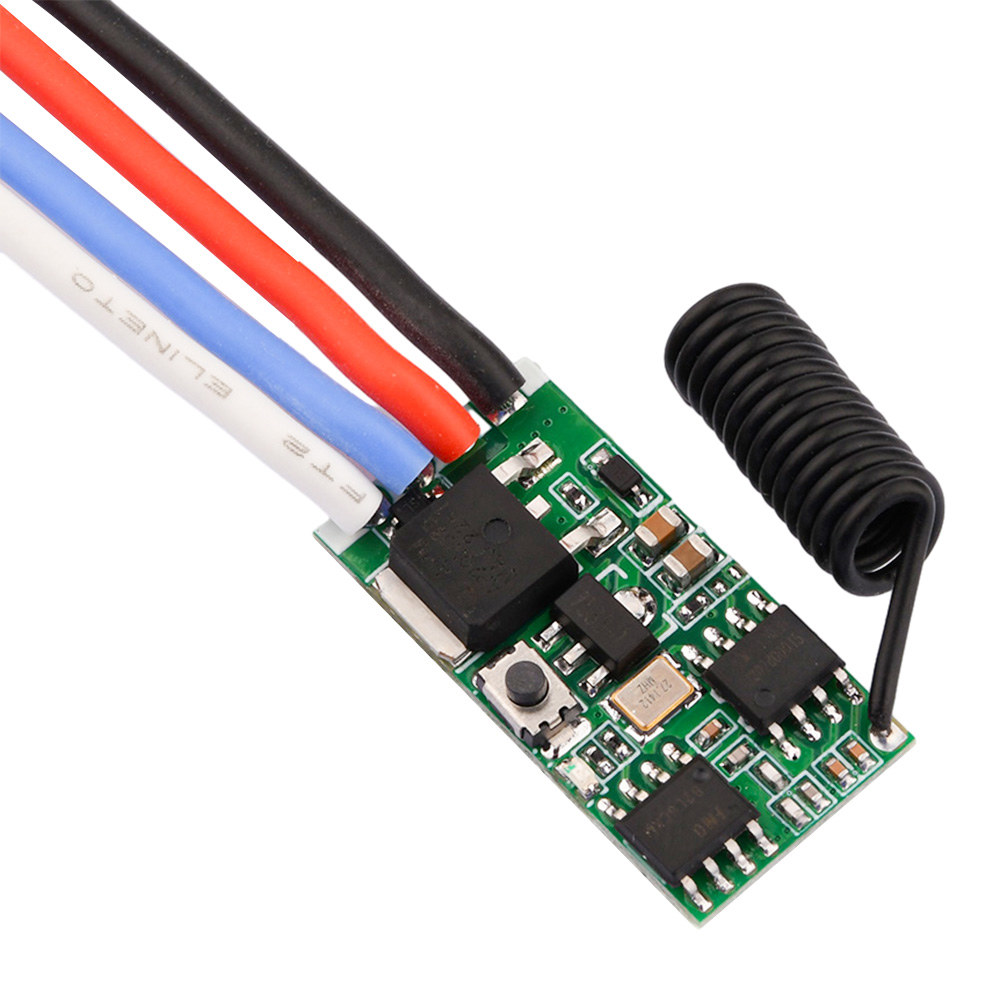 DC 3 5A 무선 원격 제어 DC 모터 주지사 PWM 속도 제어 디밍 모듈 원격 7V-24V