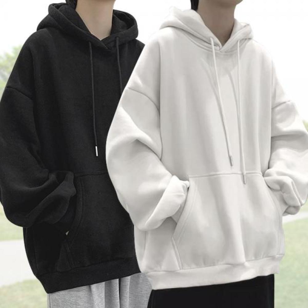 후드 티셔츠 학생 간절기 남성 맨투맨 3컬러 얇은 무지티