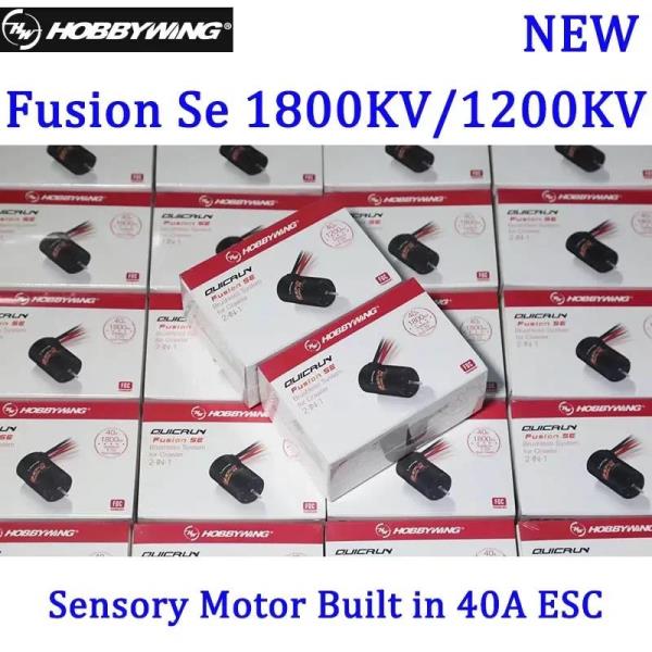 HobbyWing QuicRun 퓨전 Se 540 RC 110 클라이밍 카용 센서 모터 내장 40A ESC 2 인 1 1800KV 1200KV
