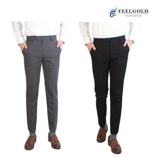 셀러허브 여성트랜드패션 남성 보온 FW 10부 정장바지 팬츠