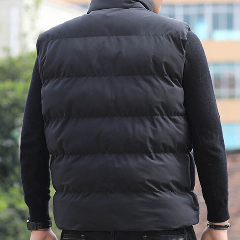 넥 보온 패딩 조끼 도톰 스포티 캐주얼
