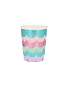 메리메리 Mermaid Scalloped Fringe Cups 8개세트 파티컵- ME210691