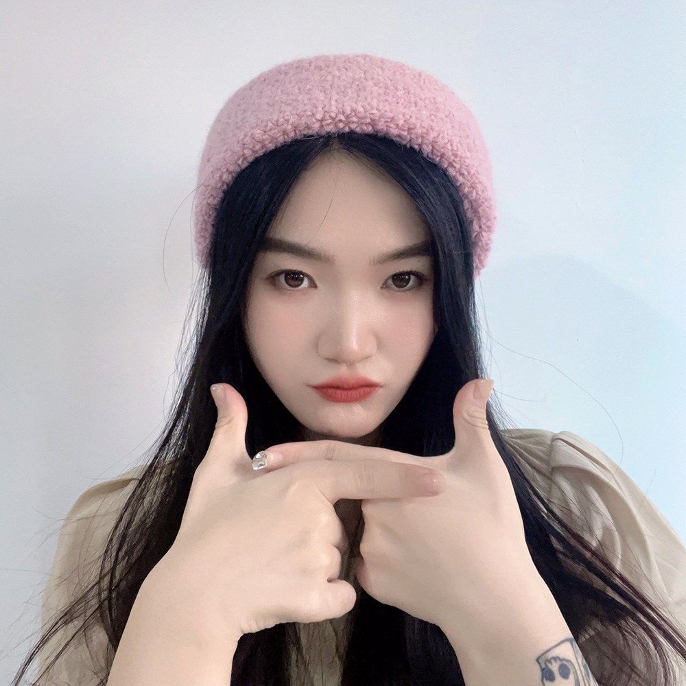 블루밍 비니 니트