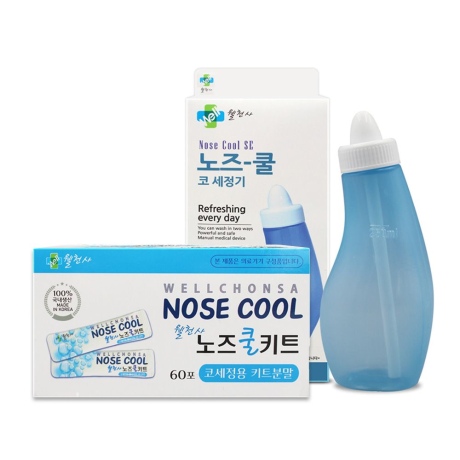 노즈쿨 코 세정기 키트분말 60포