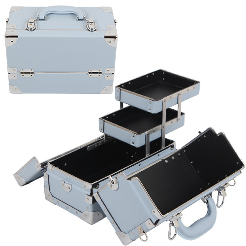 메이크업박스 메이크업가방 네일가방 미용가방 화장품정리함 Makeup Box 2단 대형 SKY DFF203-V