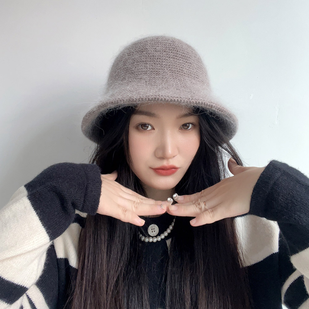 로아나 울 버킷햇 코코아 겨울벙거지