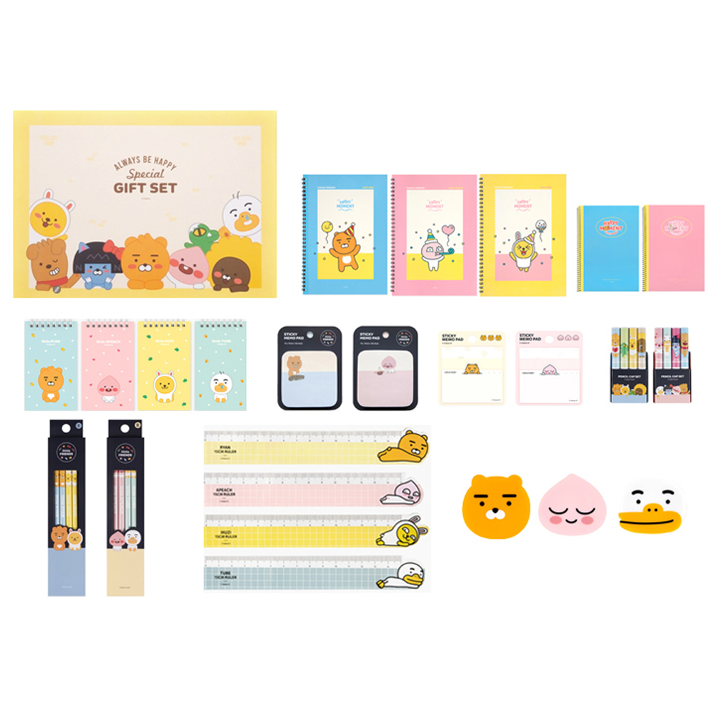 카카오프렌즈 랜덤캐릭터 문구선물 A세트