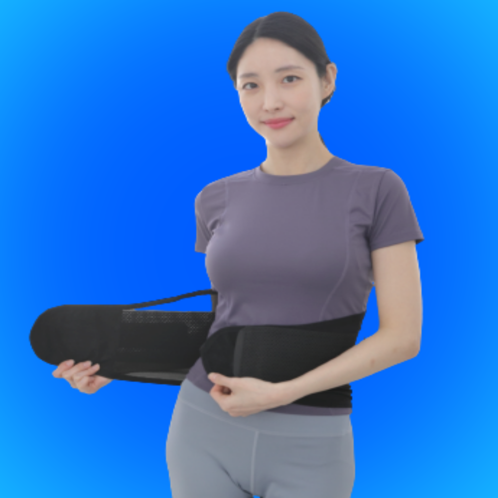 얇은 허리보호대 복대 여름 여름용 밴드 1개 1type 사이즈L 허리28-31
