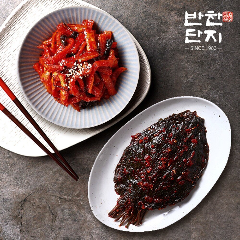반찬단지 반찬단지 무말랭이1kg 깻잎무침1kg 밑반찬종류 저녁메뉴 반찬가게