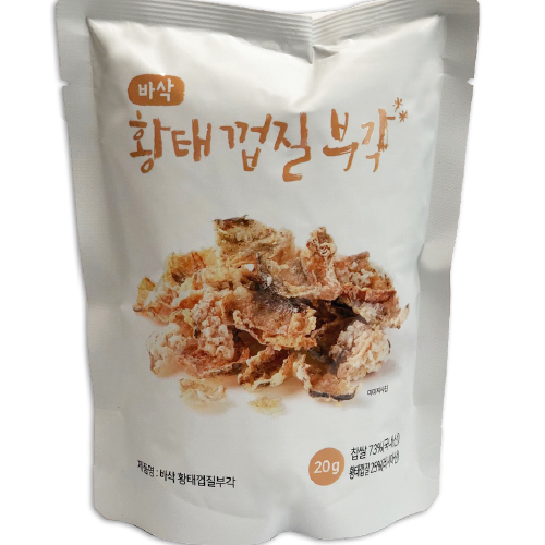전주 수제 찹쌀 김부각 하봉마을 황태껍질부각 하봉식품 1개 20g