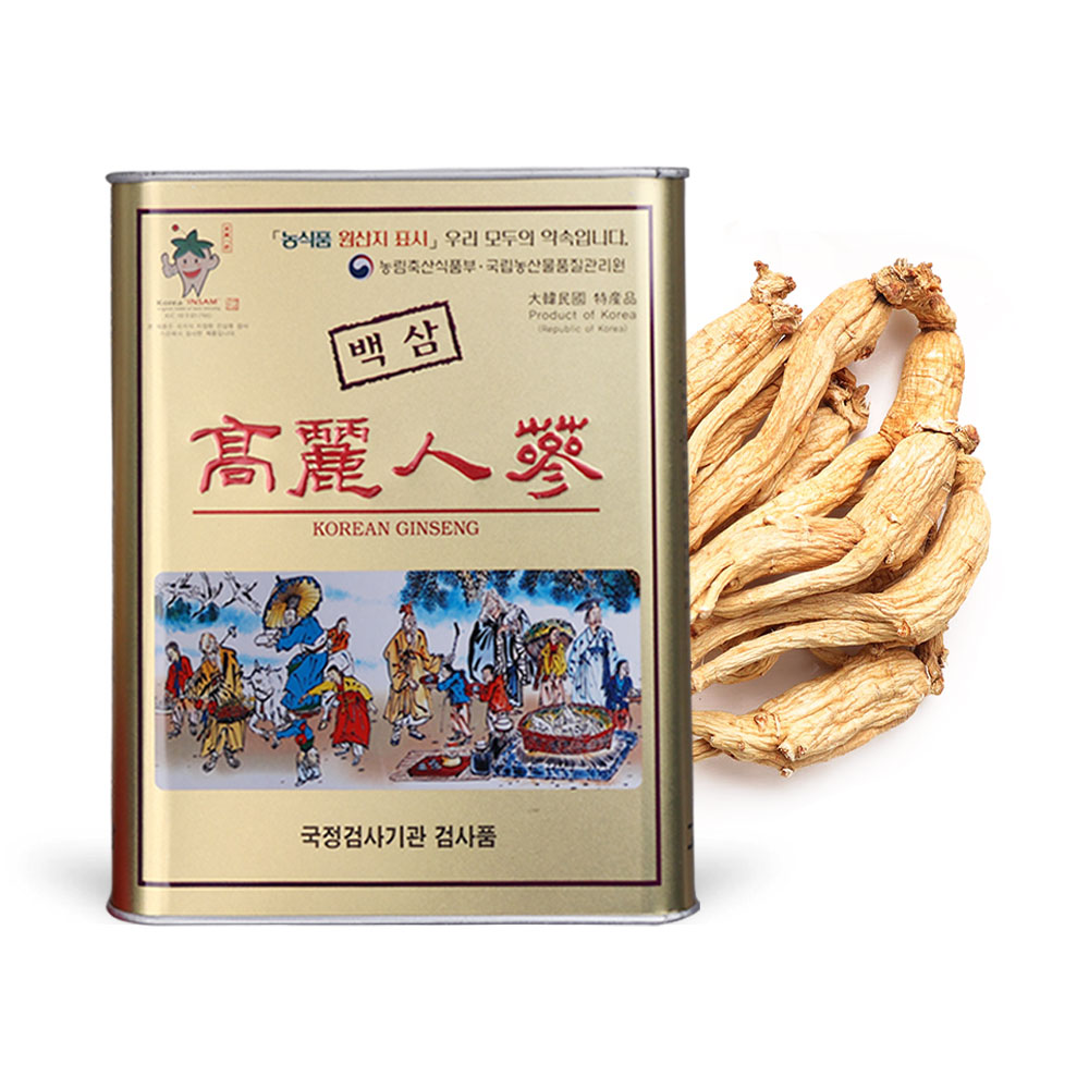 동의한재 동의한재 6년근 1등급 10뿌리 천삼 피부직삼 고려 인삼 300g