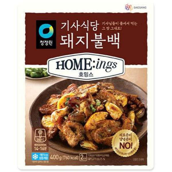 청정원 정원이샵 엄마손맛 청정원 호밍스 기사식당 돼지불백 400g 감칠맛 완내스 집밥 기사식당 22개
