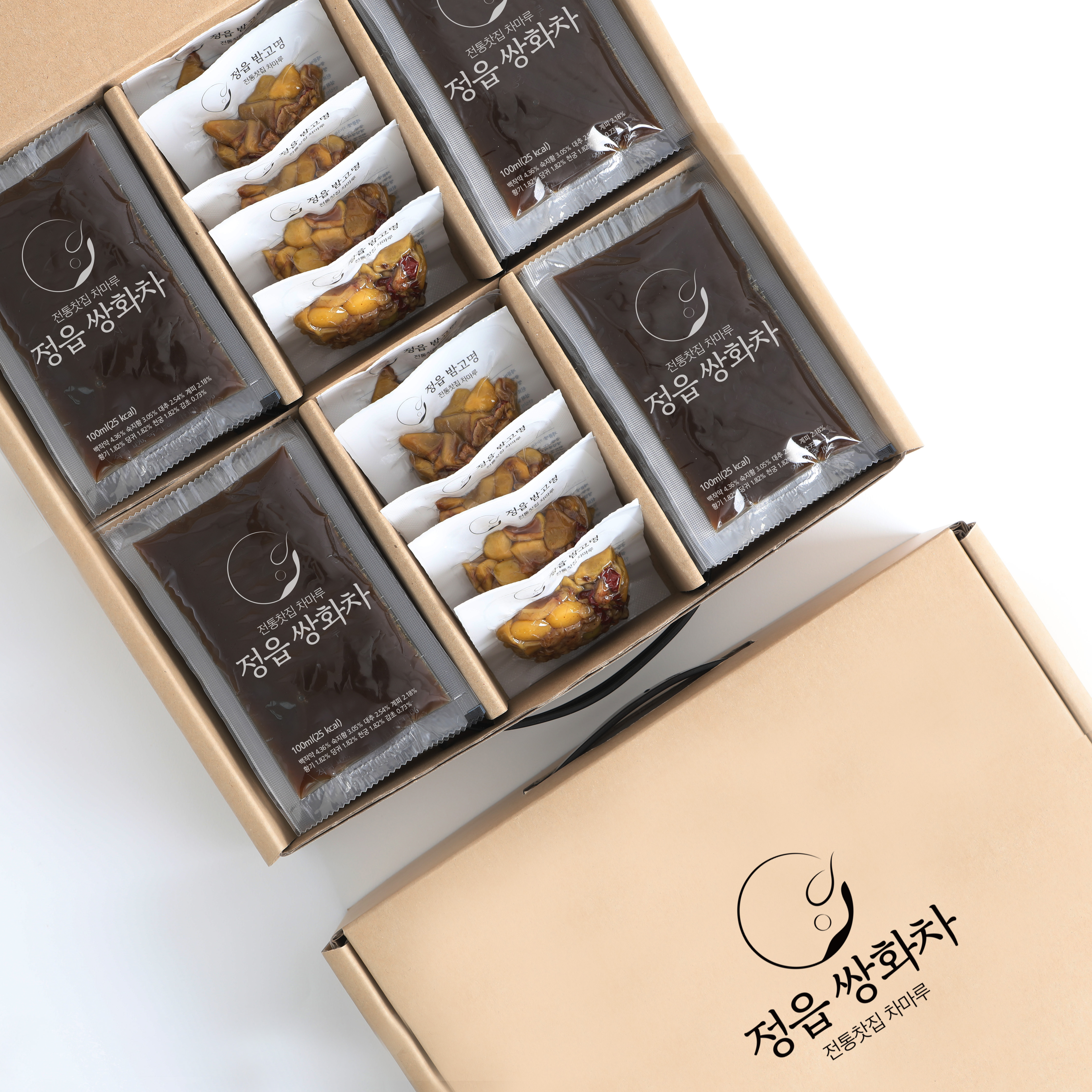 차마루 정읍쌍화차 쌍화차 100ml x 20포 + 밤고명 40g x 10개