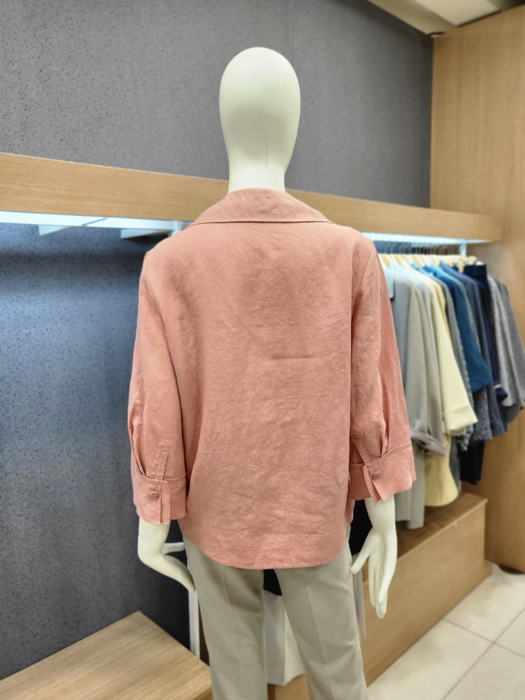 크레송 크레송 자켓형 마 블라우스 LDCFBP74 LE1214229080